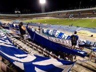 Trapo - Bandeira - Faixa - Telón - "La Sangre Azul en Jamaica" Trapo de la Barra: La Sangre Azul • Club: Cruz Azul