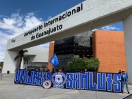 Trapo - Bandeira - Faixa - Telón - Trapo de la Barra: La Sangre Azul • Club: Cruz Azul