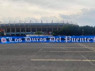 Trapo - Bandeira - Faixa - Telón - Trapo de la Barra: La Sangre Azul • Club: Cruz Azul • País: México