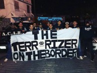 Trapo - Bandeira - Faixa - Telón - Trapo de la Barra: La Terrorizer • Club: Tampico Madero • País: México