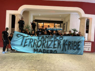 Trapo - Bandeira - Faixa - Telón - Trapo de la Barra: La Terrorizer &bull; Club: Tampico Madero &bull; País: México