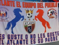 Trapo - Bandeira - Faixa - Telón - Trapo de la Barra: La Tito Tepito • Club: Atlante