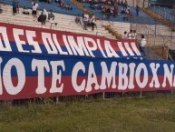 Trapo - Bandeira - Faixa - Telón - Trapo de la Barra: La Ultra Fiel • Club: Club Deportivo Olimpia • País: Honduras