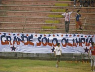 Trapo - Bandeira - Faixa - Telón - "Trapo 'Grande Solo Olimpia'" Trapo de la Barra: La Ultra Fiel • Club: Club Deportivo Olimpia