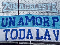 Trapo - Bandeira - Faixa - Telón - "Bolívar un amor para toda la vida" Trapo de la Barra: La Vieja Escuela • Club: Bolívar