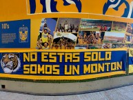 Trapo - Bandeira - Faixa - Telón - Trapo de la Barra: Libres y Lokos • Club: Tigres