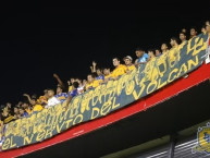 Trapo - Bandeira - Faixa - Telón - "El nervio del volcán" Trapo de la Barra: Libres y Lokos &bull; Club: Tigres &bull; País: México