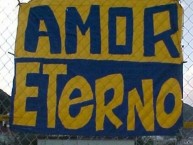 Trapo - Bandeira - Faixa - Telón - "Amor eterno" Trapo de la Barra: Libres y Lokos • Club: Tigres