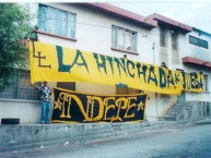 Trapo - Bandeira - Faixa - Telón - "Trapo La Hinchada Ke Juega/la indepe" Trapo de la Barra: Libres y Lokos &bull; Club: Tigres &bull; País: México