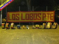 Trapo - Bandeira - Faixa - Telón - Trapo de la Barra: Lobo Sur • Club: Pereira