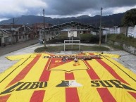 Trapo - Bandeira - Faixa - Telón - Trapo de la Barra: Lobo Sur • Club: Pereira • País: Colombia