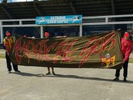 Trapo - Bandeira - Faixa - Telón - Trapo de la Barra: Lobo Sur • Club: Pereira