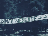 Trapo - Bandeira - Faixa - Telón - "lienzo durante la visita de Peron y Fidel Castro a Huachipato" Trapo de la Barra: Los Acereros &bull; Club: Huachipato &bull; País: Chile