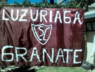 Trapo - Bandeira - Faixa - Telón - Trapo de la Barra: Los Borrachos de Luján • Club: Luján Sport Club • País: Argentina