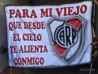 Trapo - Bandeira - Faixa - Telón - Trapo de la Barra: Los Borrachos del Tablón • Club: River Plate