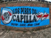 Trapo - Bandeira - Faixa - Telón - Trapo de la Barra: Los Borrachos del Tablón • Club: River Plate