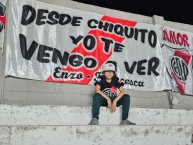 Trapo - Bandeira - Faixa - Telón - "Desde chiquito yo te vengo a ver" Trapo de la Barra: Los Borrachos del Tablón • Club: River Plate