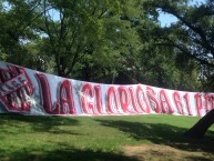 Trapo - Bandeira - Faixa - Telón - Trapo de la Barra: Los Capangas • Club: Instituto