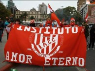 Trapo - Bandeira - Faixa - Telón - Trapo de la Barra: Los Capangas • Club: Instituto