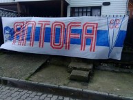 Trapo - Bandeira - Faixa - Telón - Trapo de la Barra: Los Cruzados • Club: Universidad Católica • País: Chile