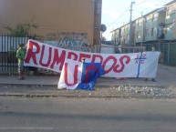 Trapo - Bandeira - Faixa - Telón - Trapo de la Barra: Los Cruzados • Club: Universidad Católica • País: Chile