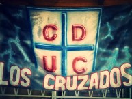 Trapo - Bandeira - Faixa - Telón - Trapo de la Barra: Los Cruzados • Club: Universidad Católica • País: Chile