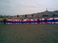 Trapo - Bandeira - Faixa - Telón - "PUENTE ALTOLICA" Trapo de la Barra: Los Cruzados • Club: Universidad Católica • País: Chile