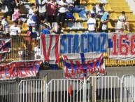 Trapo - Bandeira - Faixa - Telón - "El boske UC" Trapo de la Barra: Los Cruzados • Club: Universidad Católica