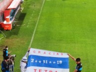 Trapo - Bandeira - Faixa - Telón - Trapo de la Barra: Los Cruzados • Club: Universidad Católica • País: Chile