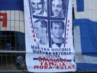 Trapo - Bandeira - Faixa - Telón - Trapo de la Barra: Los Cruzados • Club: Universidad Católica • País: Chile