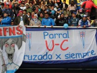 Trapo - Bandeira - Faixa - Telón - Trapo de la Barra: Los Cruzados • Club: Universidad Católica