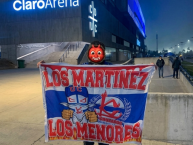 Trapo - Bandeira - Faixa - Telón - "los martinez" Trapo de la Barra: Los Cruzados &bull; Club: Universidad Católica &bull; País: Chile