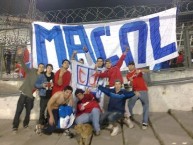 Trapo - Bandeira - Faixa - Telón - "Macal" Trapo de la Barra: Los Cruzados • Club: Universidad Católica