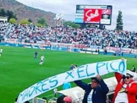 Trapo - Bandeira - Faixa - Telón - Trapo de la Barra: Los Cruzados • Club: Universidad Católica • País: Chile