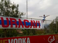 Trapo - Bandeira - Faixa - Telón - Trapo de la Barra: Los Cruzados • Club: Universidad Católica • País: Chile