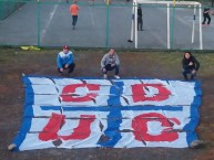 Trapo - Bandeira - Faixa - Telón - Trapo de la Barra: Los Cruzados • Club: Universidad Católica • País: Chile