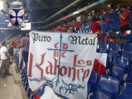 Trapo - Bandeira - Faixa - Telón - Trapo de la Barra: Los Cruzados • Club: Universidad Católica • País: Chile