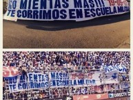 Trapo - Bandeira - Faixa - Telón - Trapo de la Barra: Los Cruzados • Club: Universidad Católica • País: Chile