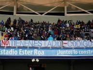 Trapo - Bandeira - Faixa - Telón - Trapo de la Barra: Los Cruzados • Club: Universidad Católica • País: Chile