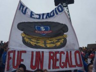 Trapo - Bandeira - Faixa - Telón - Trapo de la Barra: Los Cruzados • Club: Universidad Católica • País: Chile