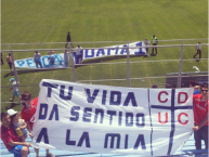 Trapo - Bandeira - Faixa - Telón - Trapo de la Barra: Los Cruzados • Club: Universidad Católica