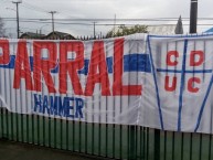 Trapo - Bandeira - Faixa - Telón - Trapo de la Barra: Los Cruzados • Club: Universidad Católica • País: Chile