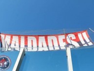 Trapo - Bandeira - Faixa - Telón - Trapo de la Barra: Los de Abajo • Club: Universidad de Chile - La U