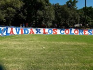 Trapo - Bandeira - Faixa - Telón - Trapo de la Barra: Los de Abajo • Club: Universidad de Chile - La U