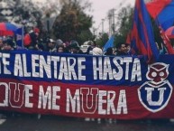 Trapo - Bandeira - Faixa - Telón - Trapo de la Barra: Los de Abajo • Club: Universidad de Chile - La U