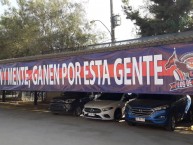 Trapo - Bandeira - Faixa - Telón - Trapo de la Barra: Los de Abajo • Club: Universidad de Chile - La U