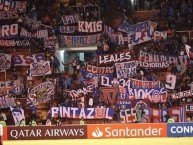 Trapo - Bandeira - Faixa - Telón - Trapo de la Barra: Los de Abajo • Club: Universidad de Chile - La U • País: Chile