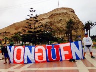 Trapo - Bandeira - Faixa - Telón - Trapo de la Barra: Los de Abajo • Club: Universidad de Chile - La U