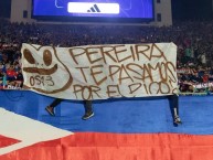 Trapo - Bandeira - Faixa - Telón - Trapo de la Barra: Los de Abajo • Club: Universidad de Chile - La U • País: Chile