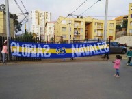 Trapo - Bandeira - Faixa - Telón - Trapo de la Barra: Los del Cerro • Club: Everton de Viña del Mar